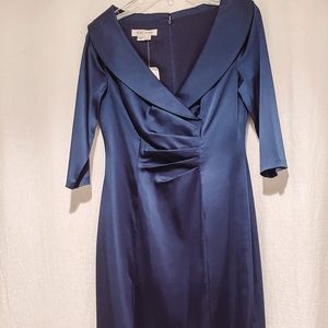 Brand New Royal Blue Kay Unger Cocktail Dress